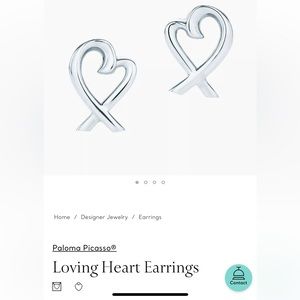 Tiffany & Co Loving Heart Earrings by Paloma Picasso